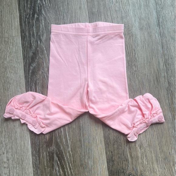 NWOT Trotter St. Kids ruffle button leggings - Picture 7 of 10